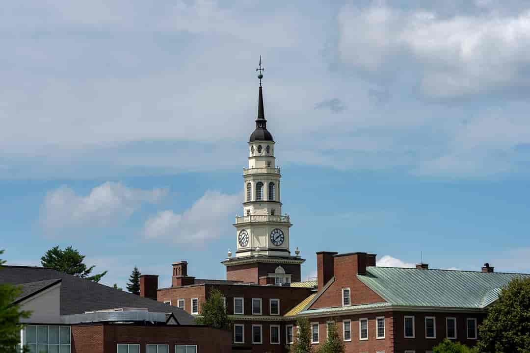Campus library tower