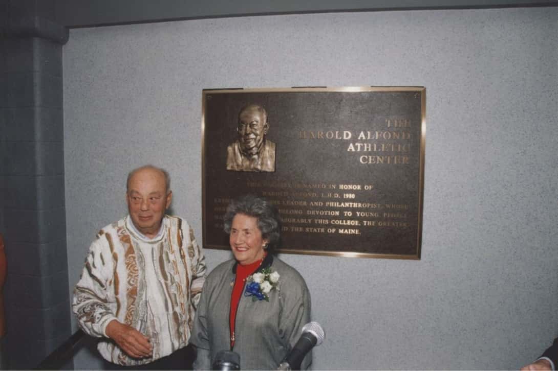 Harold Alfond and Dorothy “Bibby” Levine Alfond