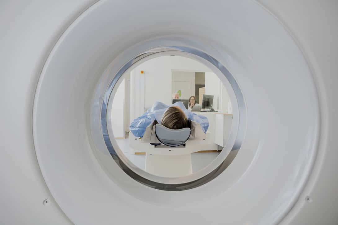CT-scan in progress
