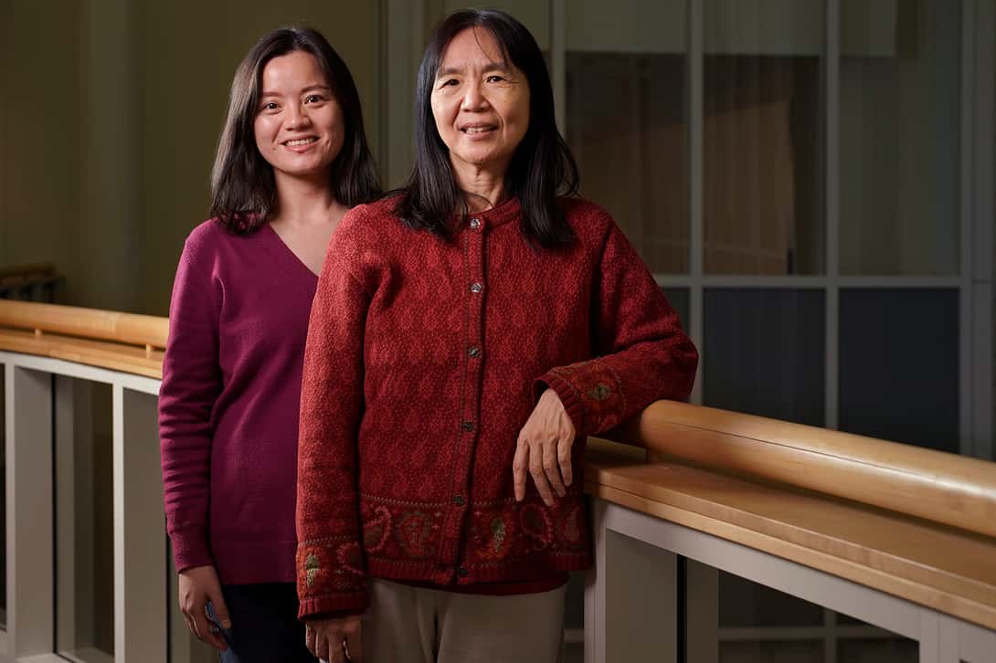 Photo of Associate Professor of East Asian Studies Hong Zhang and Assistant Professor of Computer Science Ying Li