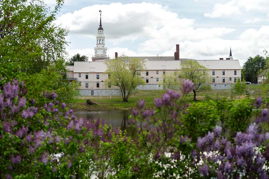 College library tower and residence halls