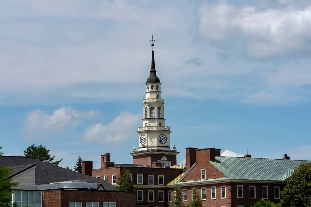 Campus library tower