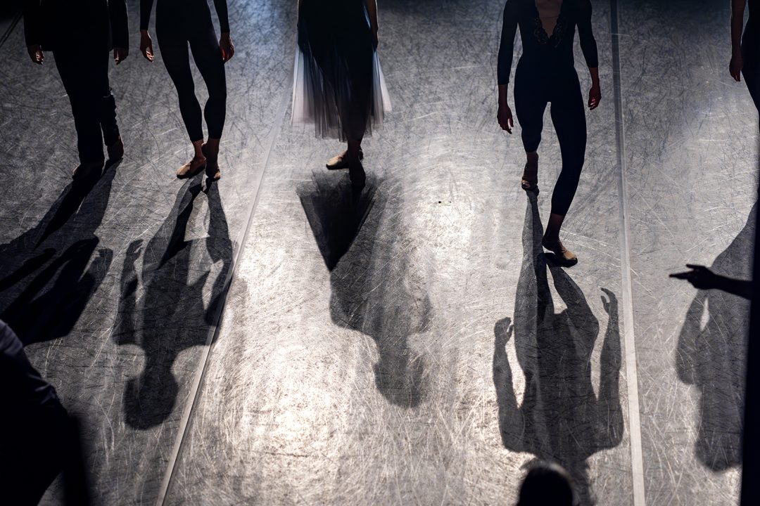 Shadows of dancers