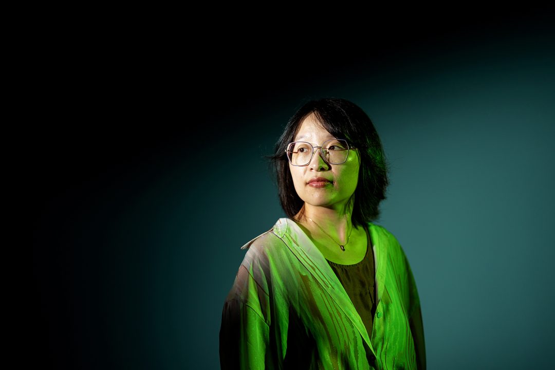 A studio portrait of Zoe Shan Lin, assistant professor of history.