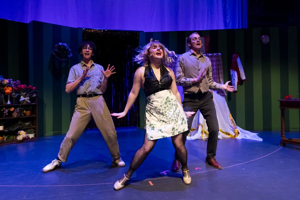 College theater scene.