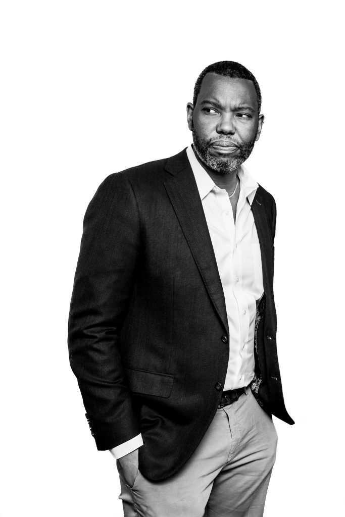 A man wearing a suit jacket.