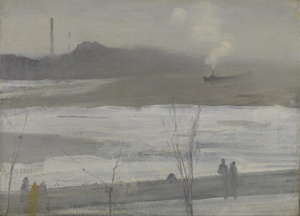 Chelsea in Ice, a painting by James McNeill Whistler