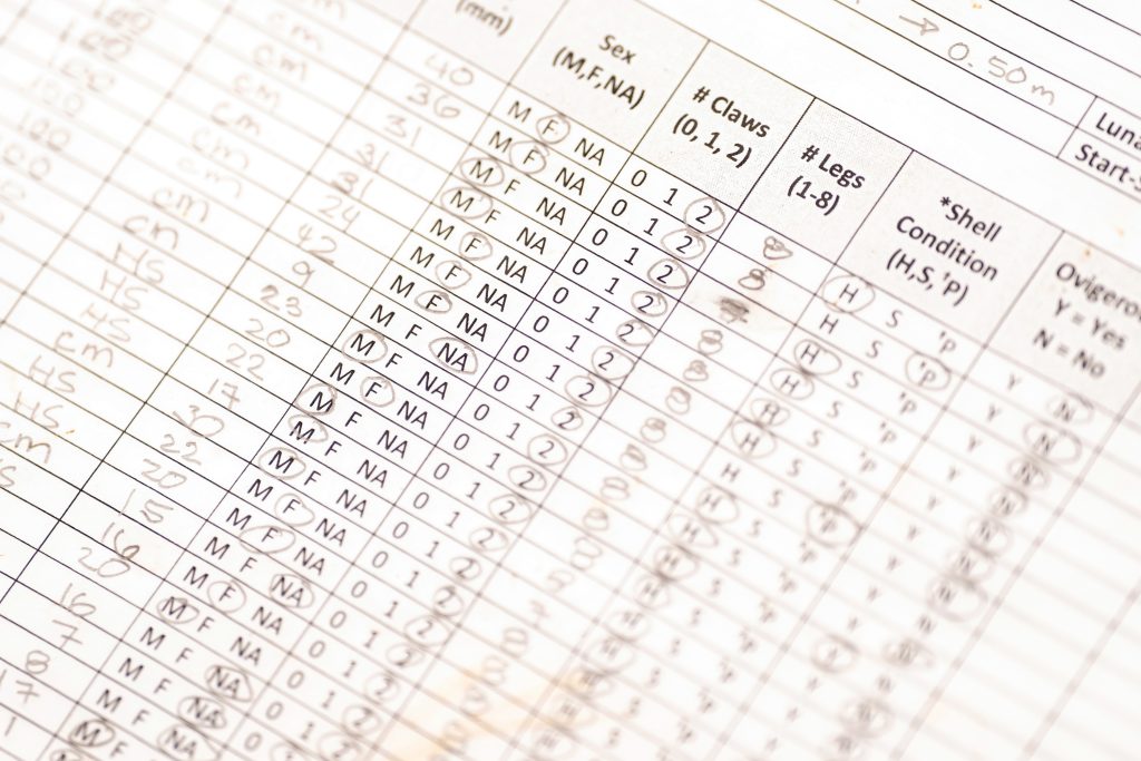 A scientific survey document. 