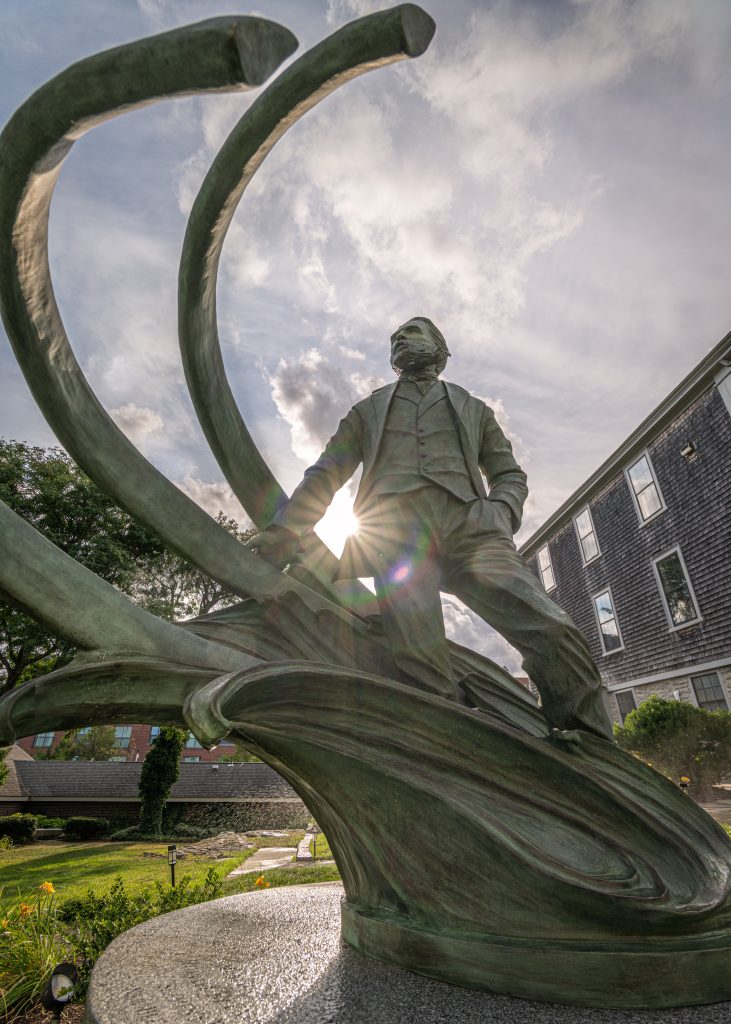Herman Melville sculpture