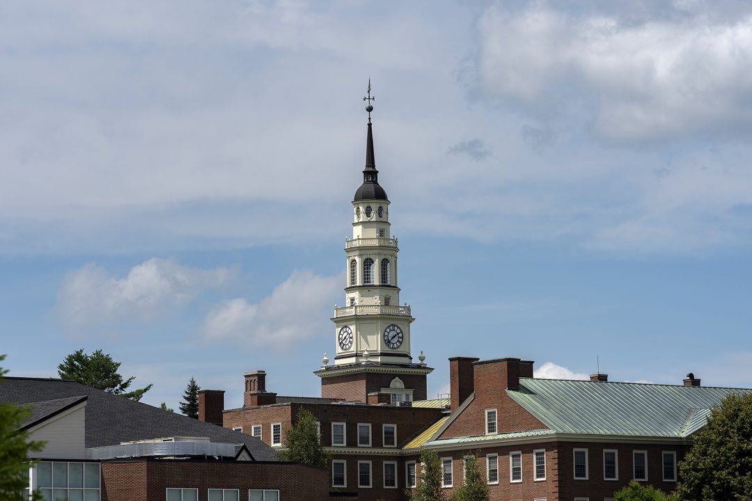 Campus library tower